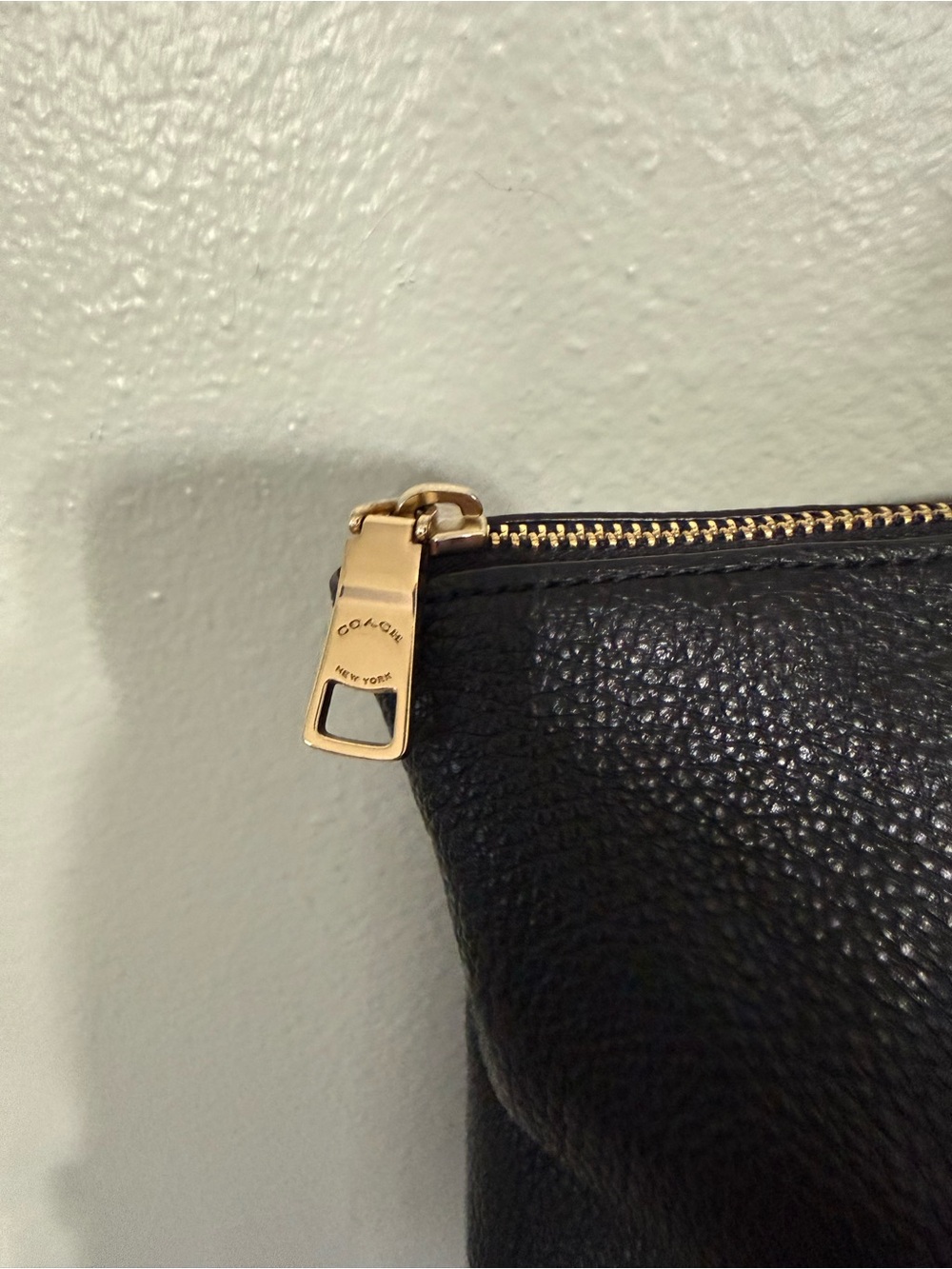 Coach Prairie Tote 91615 Black Pebbled Leather Gold Hardware Shoulder Bag - Picture 5 of 10